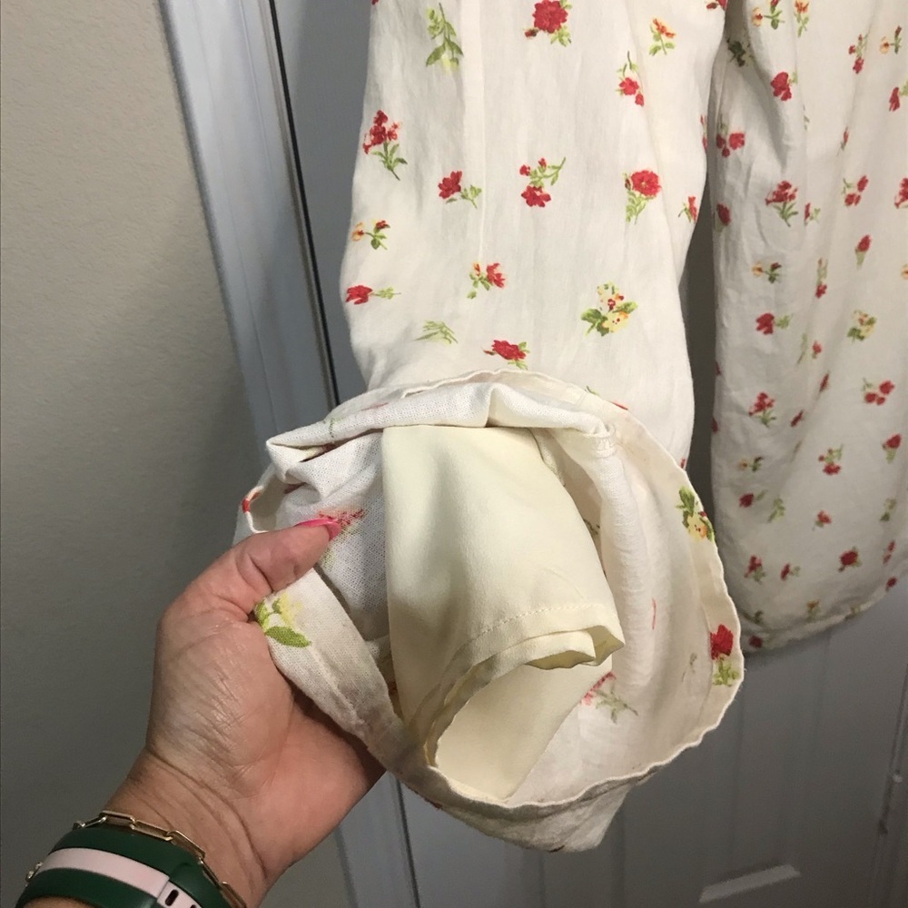 Forever 21 Linen Floral Pants - Picture 5 of 11